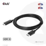 Kép 5/8 - Club 3D Kábel - CAC-1087 (DisplayPort 1.4 to HDMI 8K60Hz HDR10, 3m, M/M)