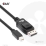 Kép 1/10 - Club 3D Kábel - CAC-1115 (Mini DisplayPort to DisplayPort 1.4 HBR3, 8K60Hz/4K120Hz, 2m, kétirányú)