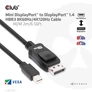Kép 4/10 - Club 3D Kábel - CAC-1115 (Mini DisplayPort to DisplayPort 1.4 HBR3, 8K60Hz/4K120Hz, 2m, kétirányú)