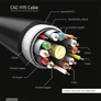 Kép 8/10 - Club 3D Kábel - CAC-1115 (Mini DisplayPort to DisplayPort 1.4 HBR3, 8K60Hz/4K120Hz, 2m, kétirányú)