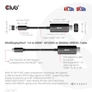 Kép 3/8 - Club 3D Átalakító - CAC-1187 (Mini DisplayPort 1.4 to HDMI 4K120Hz / 8K60Hz HDR10+, 1.8m)