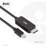 Kép 6/8 - Club 3D Átalakító - CAC-1187 (Mini DisplayPort 1.4 to HDMI 4K120Hz / 8K60Hz HDR10+, 1.8m)