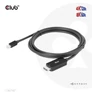 Kép 7/8 - Club 3D Átalakító - CAC-1187 (Mini DisplayPort 1.4 to HDMI 4K120Hz / 8K60Hz HDR10+, 1.8m)