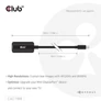 Kép 3/9 - Club 3D Átalakító - CAC-1188 (Mini DisplayPort 1.4 to HDMI 8K60Hz, aktív, HDCP 2.2, 9cm)