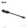 Kép 6/9 - Club 3D Átalakító - CAC-1188 (Mini DisplayPort 1.4 to HDMI 8K60Hz, aktív, HDCP 2.2, 9cm)