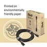 Kép 6/6 - Club 3D Kábel - CAC-1325 (HDMI 2.0 High Speed 4K60Hz, M/F, 5m, 26AWG)