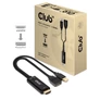 Kép 1/10 - Club 3D Átalakító - CAC-1331 (HDMI 2.0 to DisplayPort 1.2 4K60Hz HDR M/F, USB-A táp, 25cm)