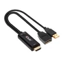 Kép 2/10 - Club 3D Átalakító - CAC-1331 (HDMI 2.0 to DisplayPort 1.2 4K60Hz HDR M/F, USB-A táp, 25cm)