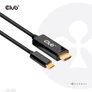 Kép 7/10 - Club 3D Kábel - CAC-1334 (HDMI to USB-C, Aktív, M/M, 4K60Hz, 1.8m)