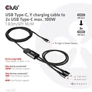 Kép 6/10 - Club 3D Kábel - CAC-1527 (USB-C Y kábel, 100W PD, 1.83m, 2xUSB-C)