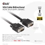 Kép 2/9 - Club 3D Kábel - CAC-1703 (VGA Bidirectional, M/M, 3m, 28AWG, Full HD 1080p)