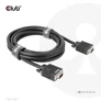 Kép 6/9 - Club 3D Kábel - CAC-1703 (VGA Bidirectional, M/M, 3m, 28AWG, Full HD 1080p)