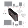 Kép 4/10 - Club 3D Átalakító - CAC-1903 (5 port, 111W töltő, 4xUSB-A, 1xUSB-C PD)