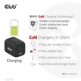 Kép 8/10 - Club 3D Hálózati töltő - CAC-1913EU (65W GAN, Triple port 2xUSB-C 1xUSB-A PD 3.0)