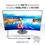 Kép 3/6 - Club 3D Kábel - CAC-2161 (Mini DisplayPort 1.2 M/M, 4K60Hz, HBR2, 2m)