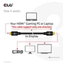 Kép 5/9 - Club 3D Kábel - CAC-2314 (HDMI 2.0 4K60Hz RedMere, M/M, 15m, 18Gbps, UHD, AWG28)