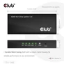 Kép 3/8 - Club 3D Splitter - CSV-1385 (1 to 4 HDMI, 4K120Hz, 3D, HDCP 1.4/2.2, Audio, 6Gbps)