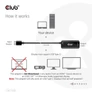 Kép 5/10 - Club 3D Átalakító - CAC-1336 (HDMI+Micro USB to USB-C, 4K120Hz/8K30Hz)