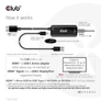 Kép 9/10 - Club 3D Átalakító - CAC-1336 (HDMI+Micro USB to USB-C, 4K120Hz/8K30Hz)