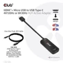 Kép 10/10 - Club 3D Átalakító - CAC-1336 (HDMI+Micro USB to USB-C, 4K120Hz/8K30Hz)
