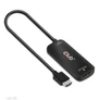 Kép 1/10 - Club 3D Átalakító - CAC-1335 (HDMI+Micro USB to DisplayPort, 4K120Hz/8K30Hz, M/F, aktív)