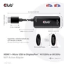 Kép 7/10 - Club 3D Átalakító - CAC-1335 (HDMI+Micro USB to DisplayPort, 4K120Hz/8K30Hz, M/F, aktív)