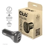 Kép 1/10 - Club 3D Autós Töltő - CAC-1921 (36W, 2x USB-A, 1x USB-C, 12-24V, QC3.0)