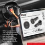 Kép 7/10 - Club 3D Autós Töltő - CAC-1921 (36W, 2x USB-A, 1x USB-C, 12-24V, QC3.0)