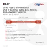 Kép 7/10 - Club 3D Kábel - CAC-1513 (USB2 Type-C Bidirektional, 480Mb/s, PD 240W, USB-IF Certified, 3m)