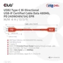 Kép 7/10 - Club 3D Kábel - CAC-1515 (USB2.0 Type-C, 480Mb, 240W PD, 4m, kétirányú, USB-IF Certified)