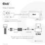 Kép 4/8 - Club 3D Átalakító - CAC-1720 (USB-A & VGA to HDMI, M/F, 0.6m, 28AWG, Full HD 1080p)