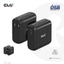 Kép 2/10 - Club 3D Hálózati töltő - CAC-1908EU (100W GAN, USB-IF, egyportos USB-C, PD 3.0 támogatás)