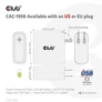 Kép 7/10 - Club 3D Hálózati töltő - CAC-1908EU (100W GAN, USB-IF, egyportos USB-C, PD 3.0 támogatás)