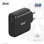 Kép 9/10 - Club 3D Hálózati töltő - CAC-1908EU (100W GAN, USB-IF, egyportos USB-C, PD 3.0 támogatás)