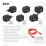 Kép 7/10 - Club 3D Hálózati töltő - CAC-1909EU (45W GAN, USB-C Dual Port, PD 3.0, PPS, Kétportos)