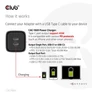 Kép 8/10 - Club 3D Hálózati töltő - CAC-1909EU (45W GAN, USB-C Dual Port, PD 3.0, PPS, Kétportos)