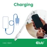 Kép 4/8 - Club 3D Kábel - CAC-3001 (USB-C, PD 240W, 20Gbps, 4K60Hz, 2m, fehér)