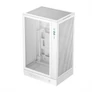 Kép 1/10 - DeepCool Számítógépház - CH270 DIGITAL WH (fekete, Mini-ITX/Micro-ATX (BTF), 2xUSB3.0, Type-C, fehér)