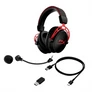 Kép 4/4 - HyperX Fejhallgató - Cloud Alpha Wireless (Vezeték nélküli, USB, fekete/piros)