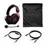 Kép 4/4 - HyperX Fejhallgató - Cloud Alpha (Vezetékes, 3,5mm Jack, fekete/piros)