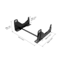 Kép 2/4 - Trak Racer Szimulátor kiegészítő - Adjustable Seat Brackets for Bucket Seats