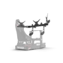 Kép 2/3 - Trak Racer Szimulátor kiegészítő - Large Cockpit-Mounted Triple Monitor Mount - 1200mm / 47.25" Wide