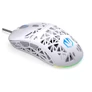 Kép 3/8 - Endorfy Egér - LIV Onyx White (Honeycomb, 8000 DPI, ARGB, PixArt PAW3311, optikai, 1,8m, fehér)