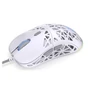 Kép 5/8 - Endorfy Egér - LIV Onyx White (Honeycomb, 8000 DPI, ARGB, PixArt PAW3311, optikai, 1,8m, fehér)