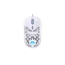 Kép 7/8 - Endorfy Egér - LIV Onyx White (Honeycomb, 8000 DPI, ARGB, PixArt PAW3311, optikai, 1,8m, fehér)