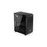 Kép 2/8 - Endorfy Számítógépház - Arx 500 Core (ATX /micro ATX/ITX, 1xUSB-C, 2xUSB3.2, 7x14cm ventilátor, ablakos, fekete)