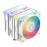 Kép 1/10 - DeepCool CPU Cooler - AG620 WH ARGB V2 (29,4 dB; max, 115,32 m3/h; 4pin csatlakozó, 6 db heatpipe, 12cm, PWM, fehér)