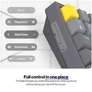 Kép 6/7 - Endorfy Wireless Billentyűzet - Celeris 1800 (RGB, Gateron Yellow Switch, mechanikus, 100 gomb, 1,8m, US)
