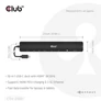 Kép 2/7 - Club 3D USB Hub - CSV-2550 (USB-C to 3xUSB-C, 3xUSB-A, RJ45, SD/MicroSD, 140W PD, HDMI, 8K30hz)