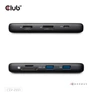 Kép 7/8 - Club 3D USB Hub - CSV-2551 (USB-C to USB-C, 2xUSB-A, RJ45, SD/MicroSD, 100W PD, HDMI, DP, 8K30hz)